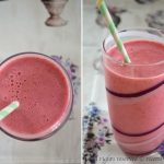 Thermomix Raspberry milkshake