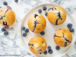 Thermomix Blueberry muffin