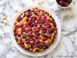 Thermomix Almond Cherry Cake