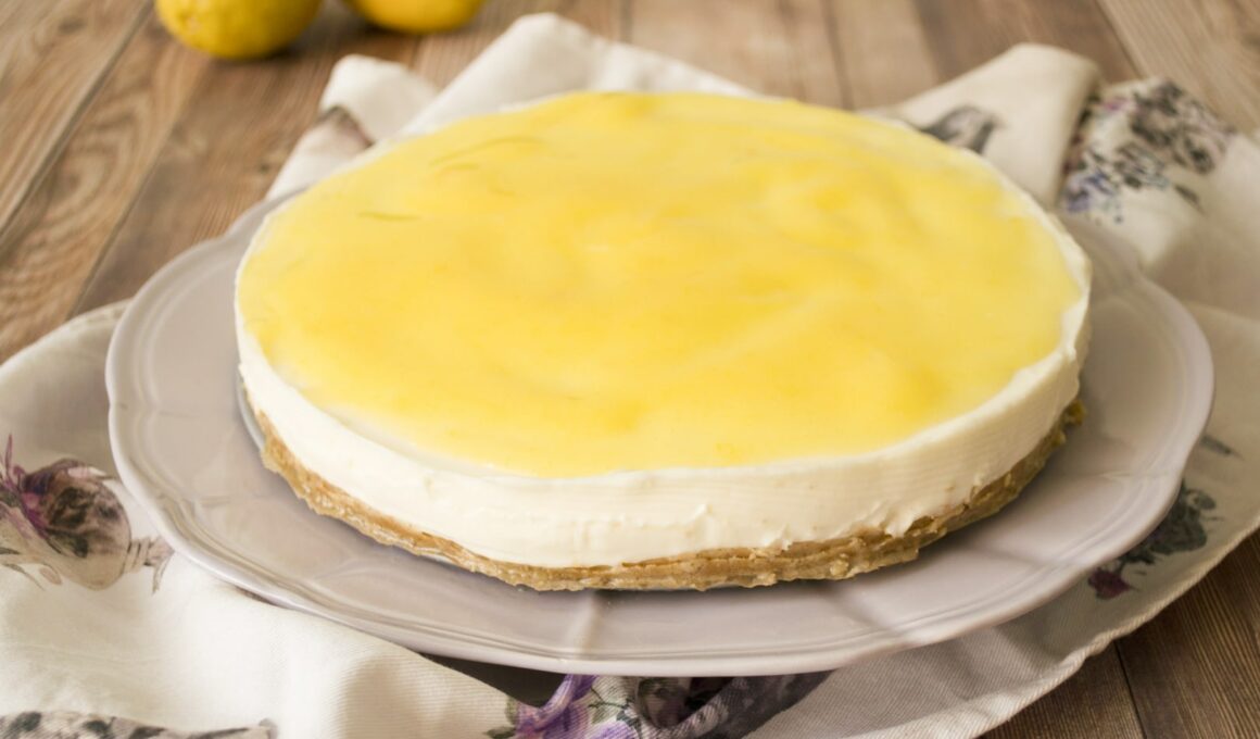 Thermomix No-bake lemon cheesecake