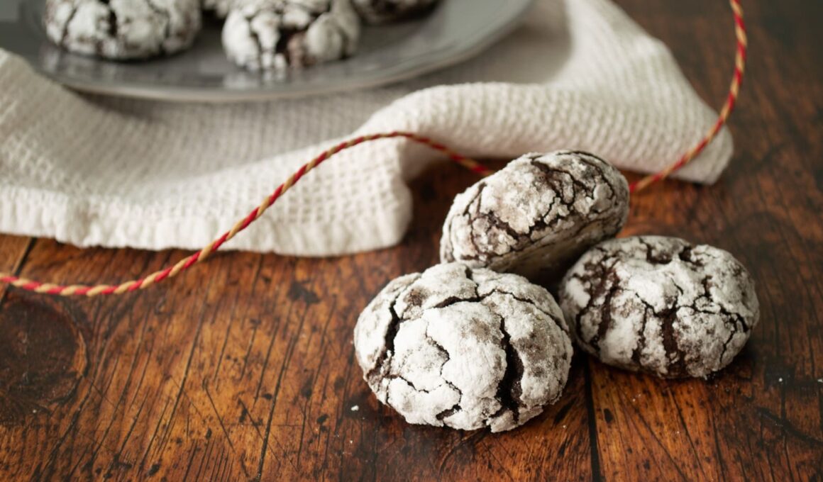 Thermomix Chocolate Crinkle Cookies