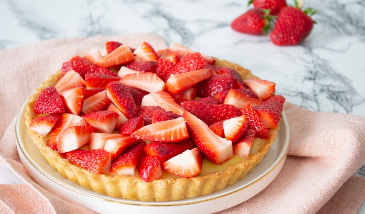 Thermomix Strawberry Tart
